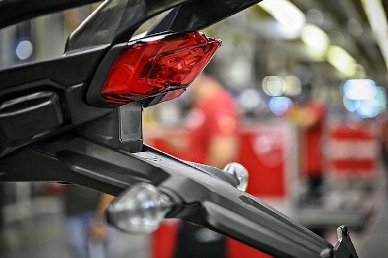 Ducati has ensured its name goes into the history books as the first bike company to mass-produce a radar-equipped motorcycle – announcing that the 2021 Multistrada V4 is now rolling off the lines.