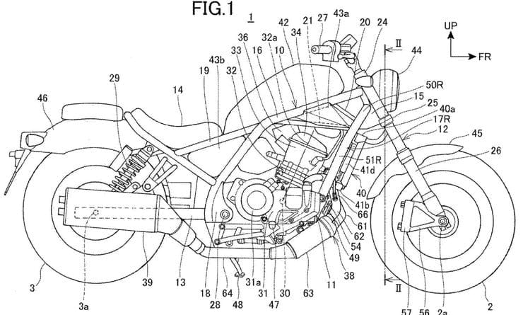 Honda Rebel 1100 betrayed in patents | News | Bennetts Bike