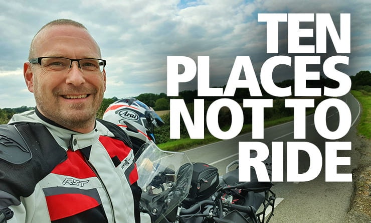 Ten UK locations have been revealed as the most searched road-trip destinations for car drivers, making it the perfect list of places to avoid on your bike