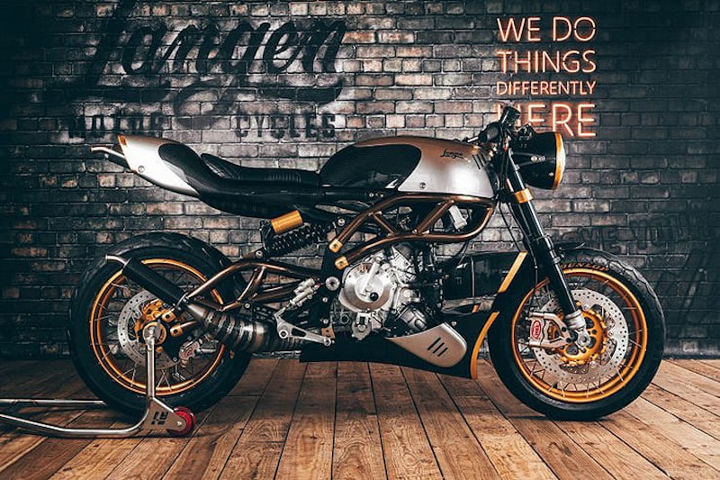 Langen Motorcycles shows two-strokes are still kicking with 114kg, 75hp 250, we talk to Founder, Chris Ratcliffe