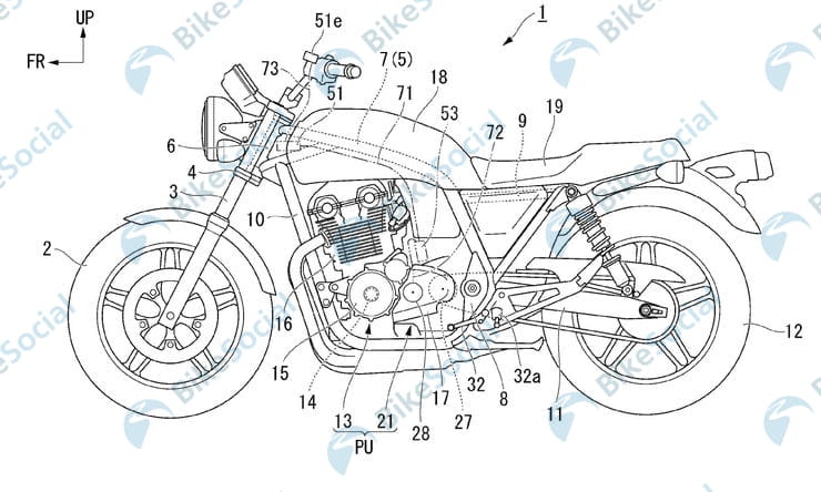 Patents show semi-automatic Honda CB1100 | Full details here