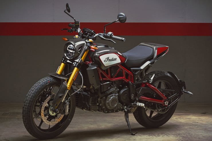 Up-spec’d Indian FTR gets extra glitz from all-carbon bodywork