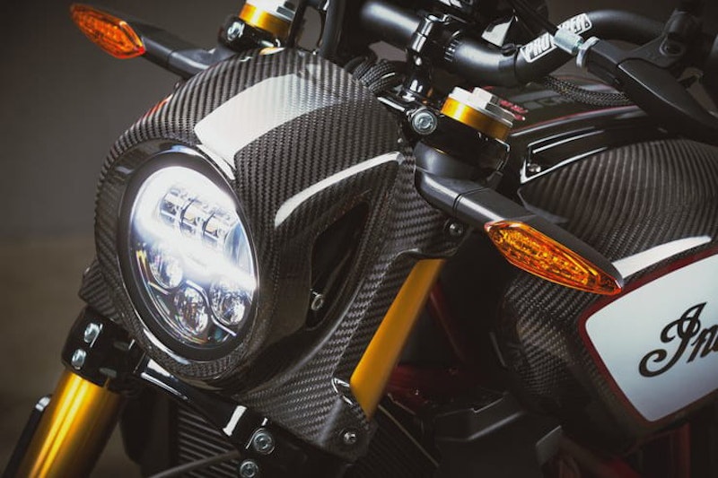 Up-spec’d Indian FTR gets extra glitz from all-carbon bodywork