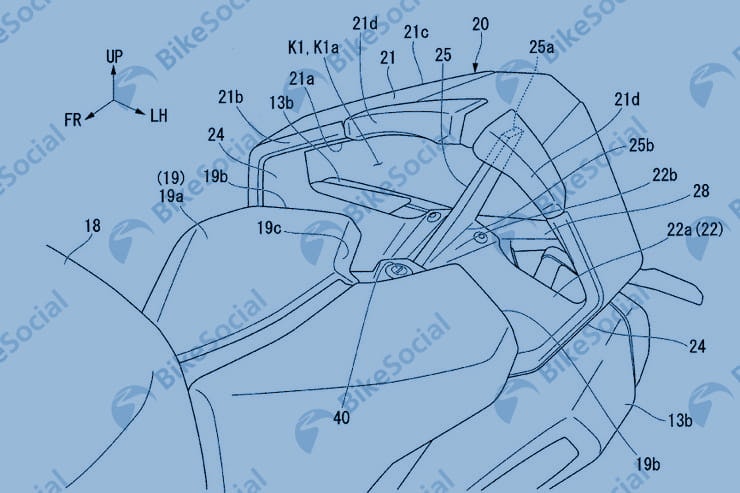 Honda patent shows unusual tail-end treatment to reduce drag and gain downforce