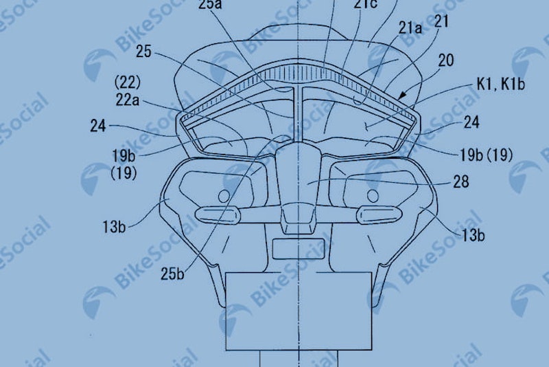 Honda patent shows unusual tail-end treatment to reduce drag and gain downforce
