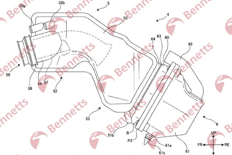 Suzuki twin underseat airbox 6