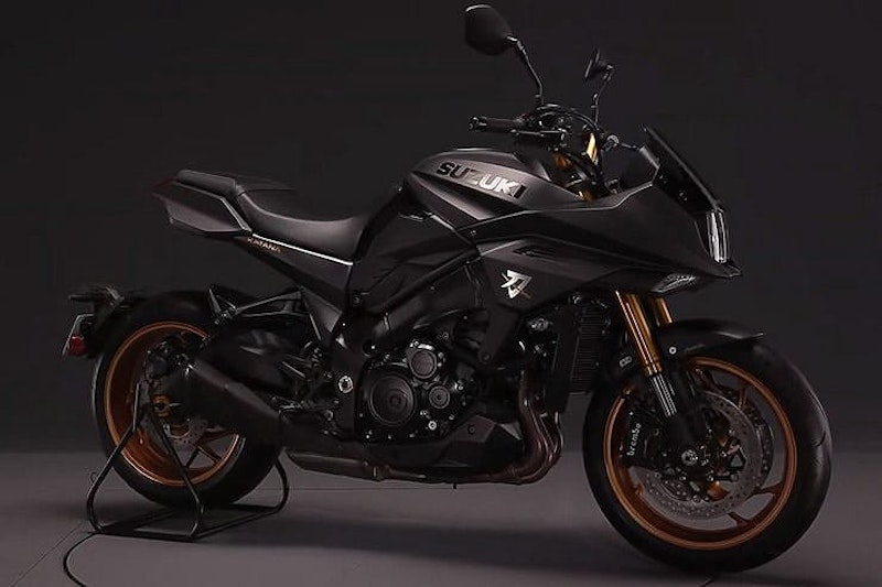 Suzuki reveals new black and red Katanas at virtual motorcycle show