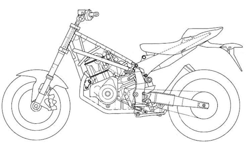 Patents hint at Africa Twin-powered Honda roadster