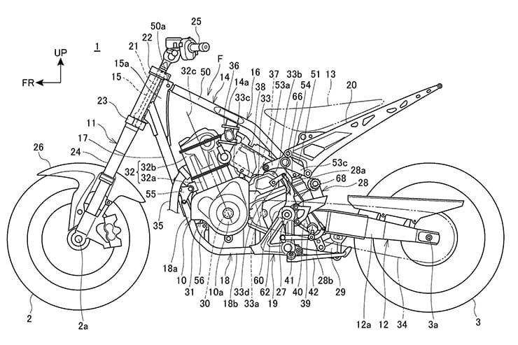Honda’s CRF1100 Africa Twin engine could be used in  a range of road-oriented bikes