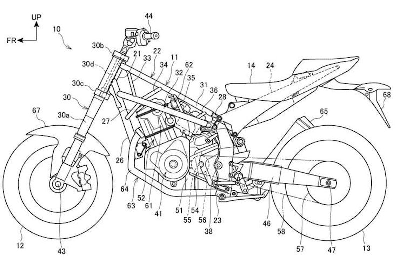 Honda’s CRF1100 Africa Twin engine could be used in  a range of road-oriented bikes