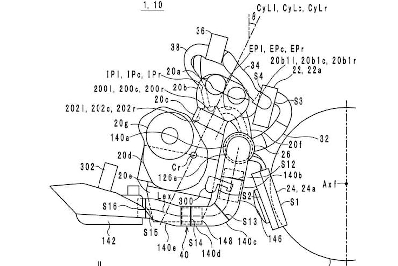 Yamaha Turbo Triple Patent (5)