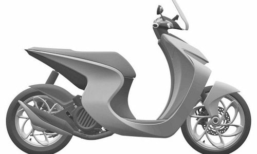 Unseen concept: Honda retro scooter design leaked
