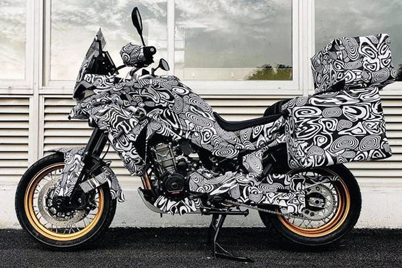 CFMoto MT800 Spy Shots Chinese Adventure Bike (2)