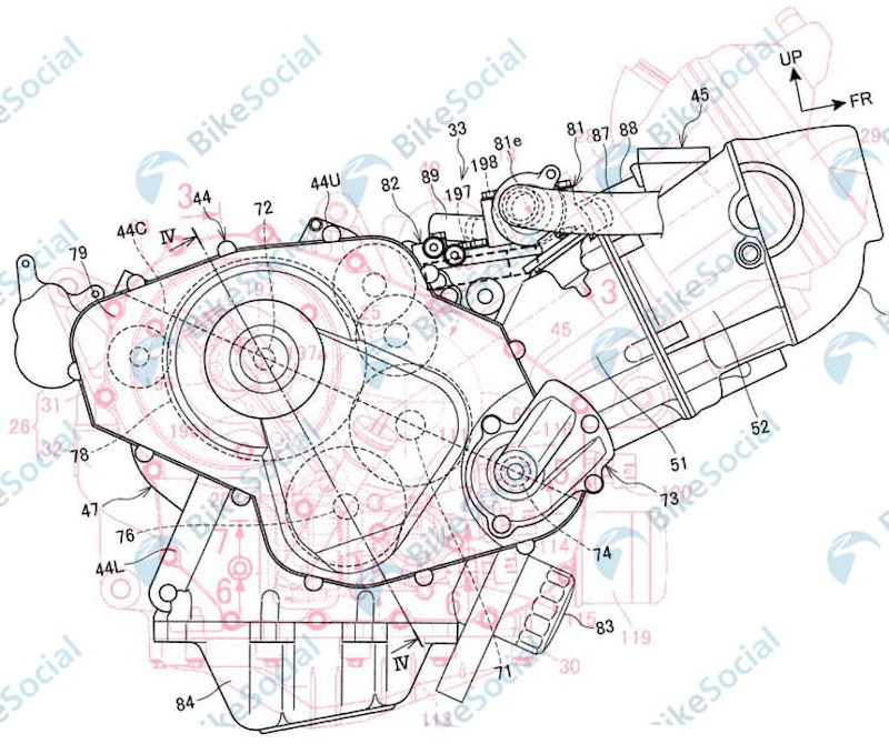 Patents point at complete redesign for future Honda NC750