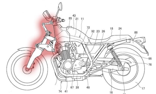 Gold Wing-style forks for more future Hondas? | Full details