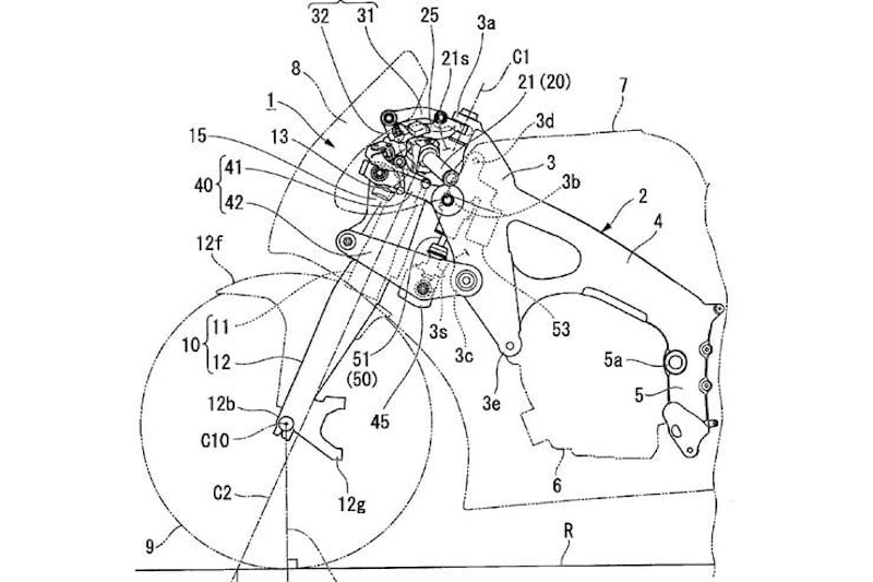 Honda developing wishbone front ends for inline fours and scooters