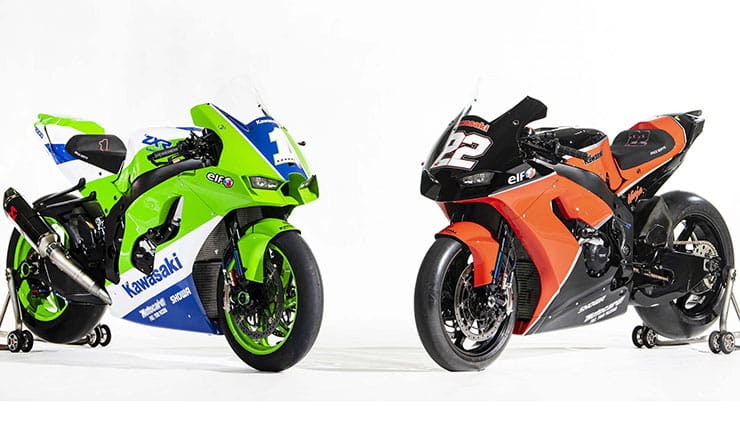 One-off Kawasaki ZX-10RRs in heritage colours