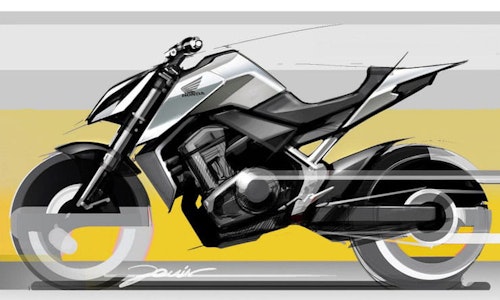 Honda shows Hornet sketches