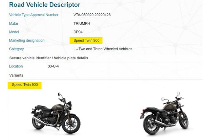 Speed Twin 900