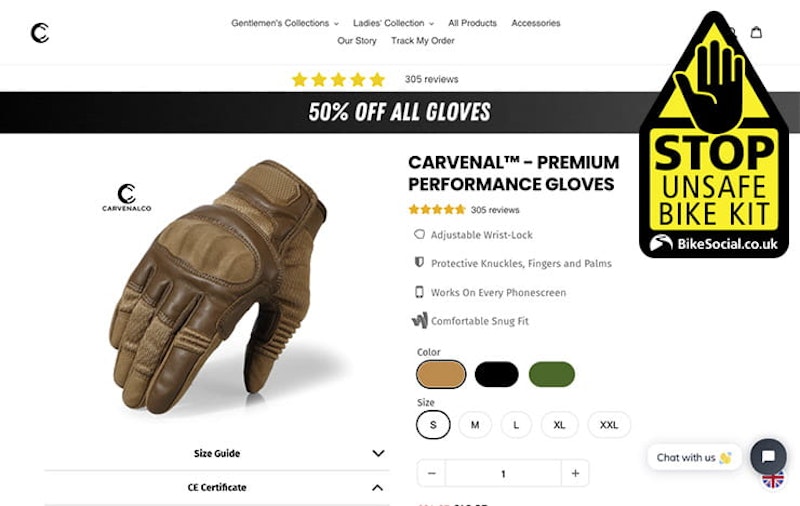 Carvenal gloves review fake unsafe illegal_04