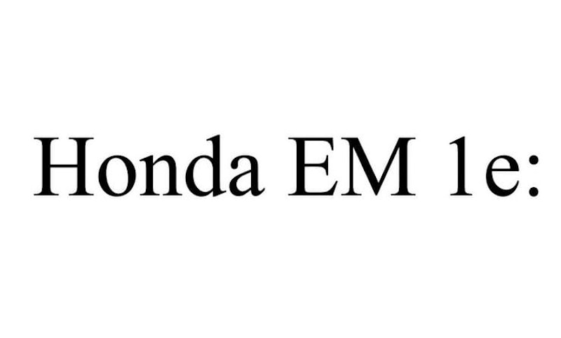 Honda electric bike gets a name