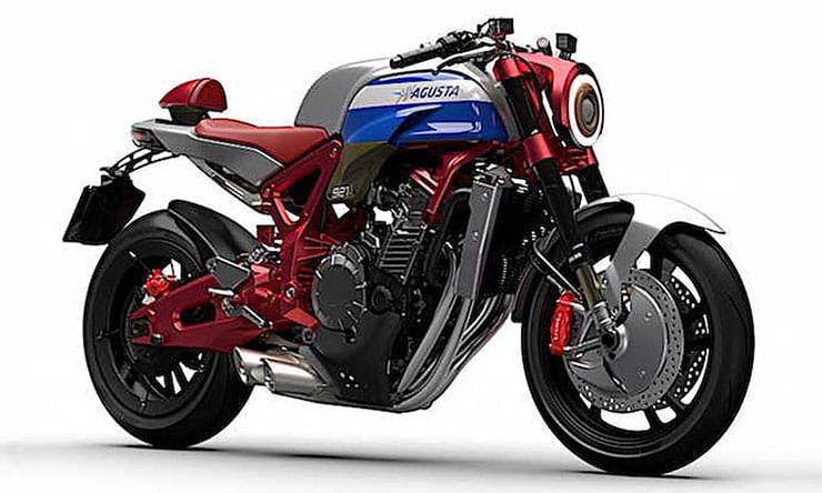 MV Agusta 921S modern classic concept looks back to the future