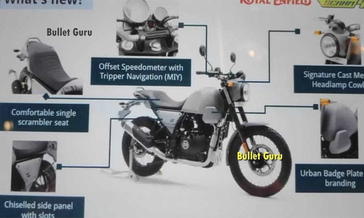 Royal Enfield Scram 411 leaked ahead of world premiere