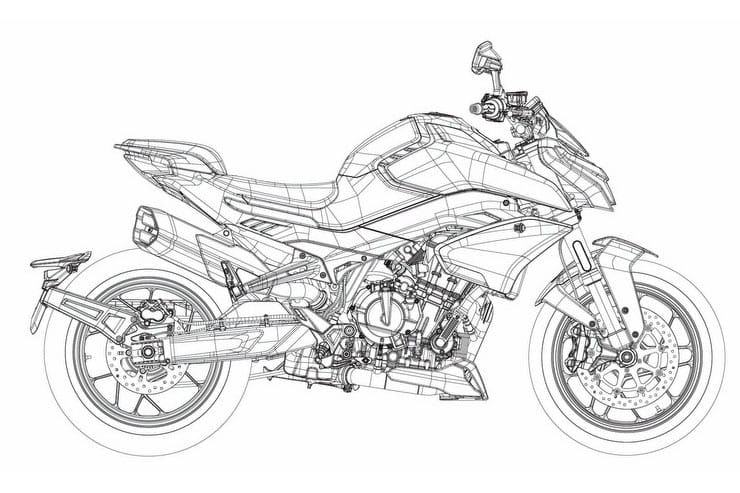2023 CFMoto 800NK Designs KTM Engine News_01