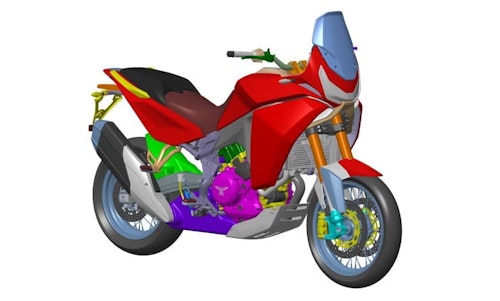 Moto Morini 1200 V-twin returns in new adventure bike