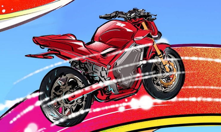 Honda electric drawing
