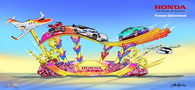 Honda Forever Determined Final Float Rendering