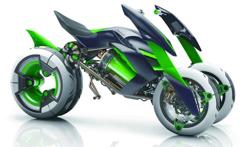 Kawasaki tilting supertrike evokes 8-year-old Concept | News