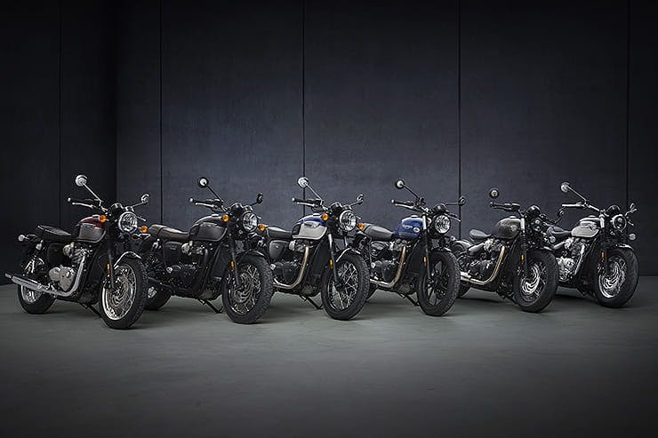 New Triumph Bonneville Range for 2021 Seven bikes revealed