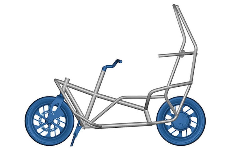 Newly registered designs show BMW safety scooter frame_05