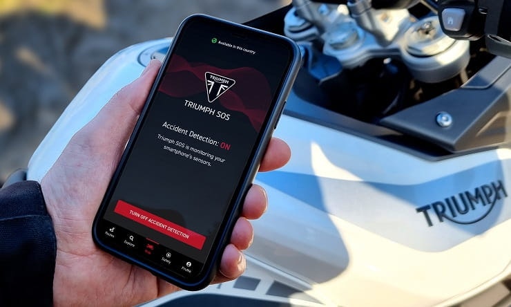 New Triumph SOS crash-detection app launched | Bennetts