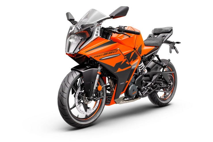 New 2022 KTM RC390 and RC125