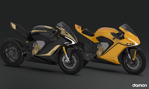 200 bhp Damon HyperSport electric sportsbike to be sold in Europe