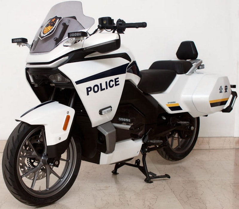CFMoto electric police bike