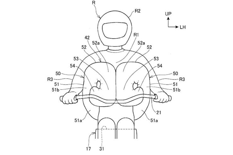Honda working on innovative motorcycle airbags_04