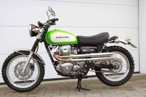 Kawasaki W800 Scrambler - a closer look