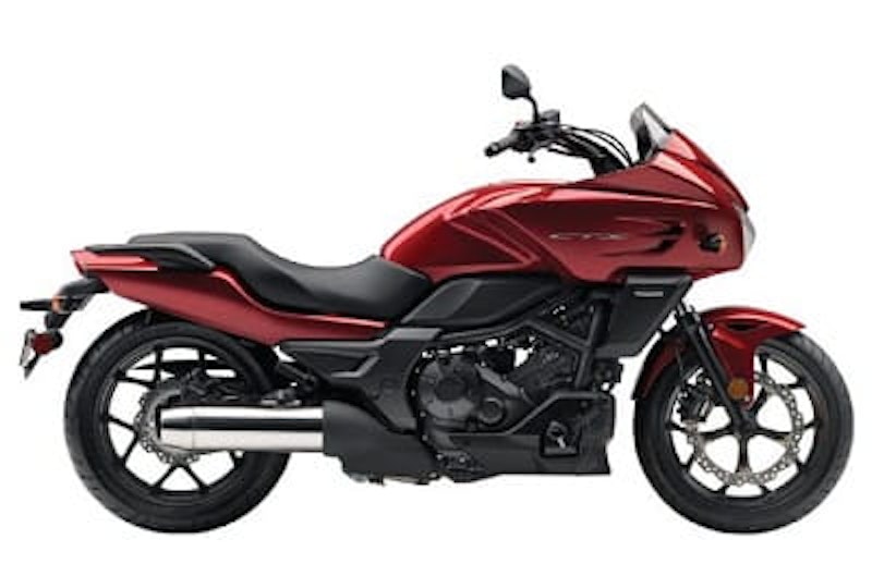 Semi-faired Honda CTX700N, similarities to the ill-fated DN-01 are obvious