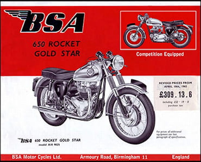 BSA Rocket Gold Star