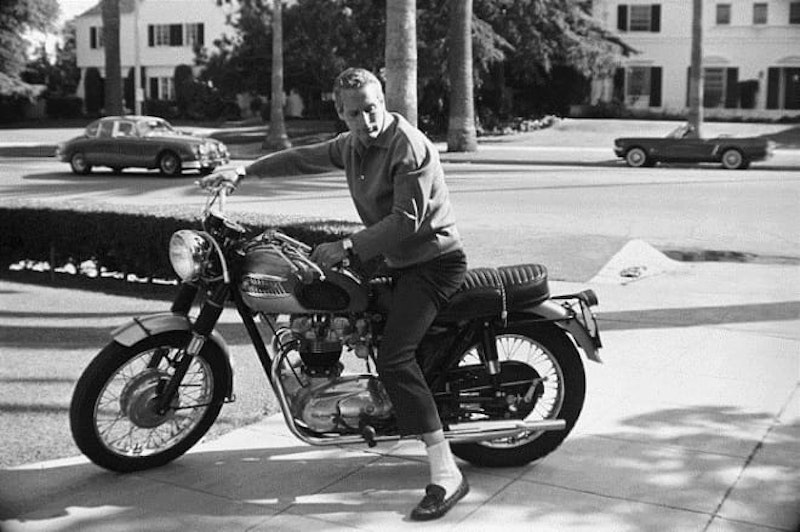 A proper petrol head: Paul Newman