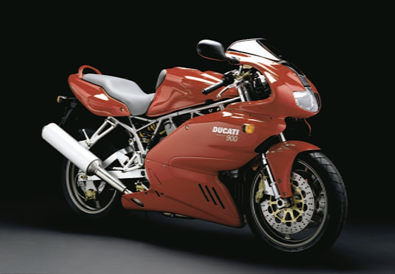 Ducati 900 Suoersport (one word now) designed by Pierre Terblanche