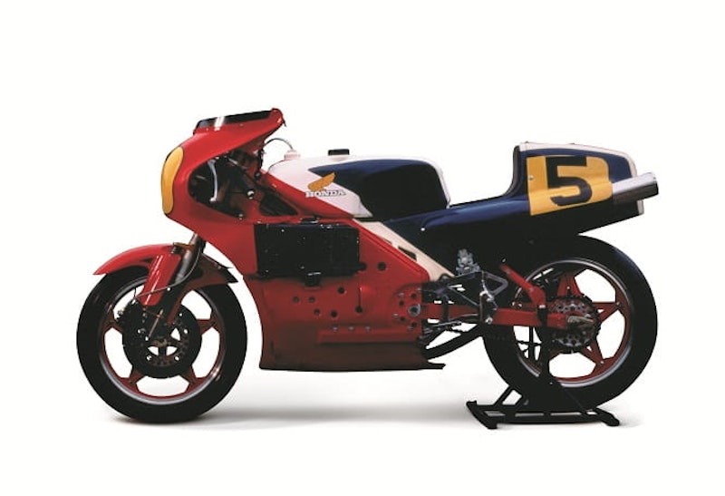 From 1979, the Honda NR500. Its first V4