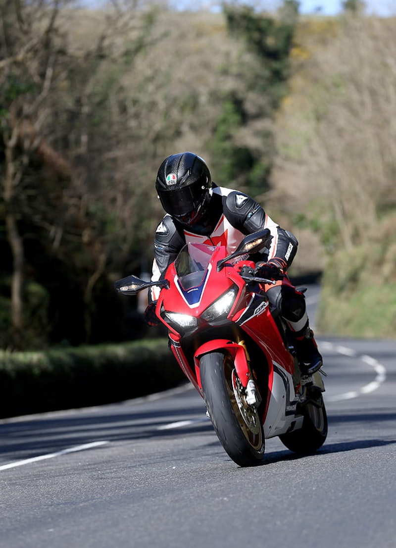 Honda Fireblade SP at Glen Helen, Isle of Man TT