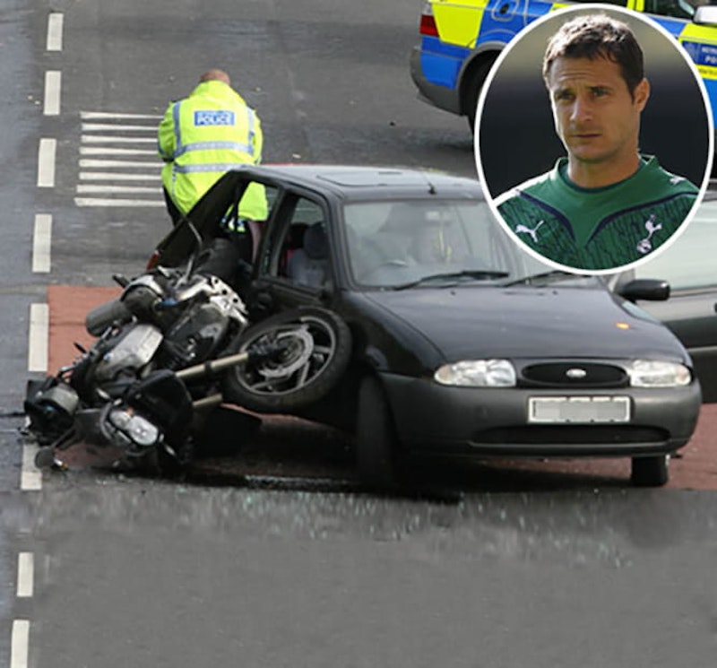 Cudicini broke his wrist and pelvis in this accident in 2009