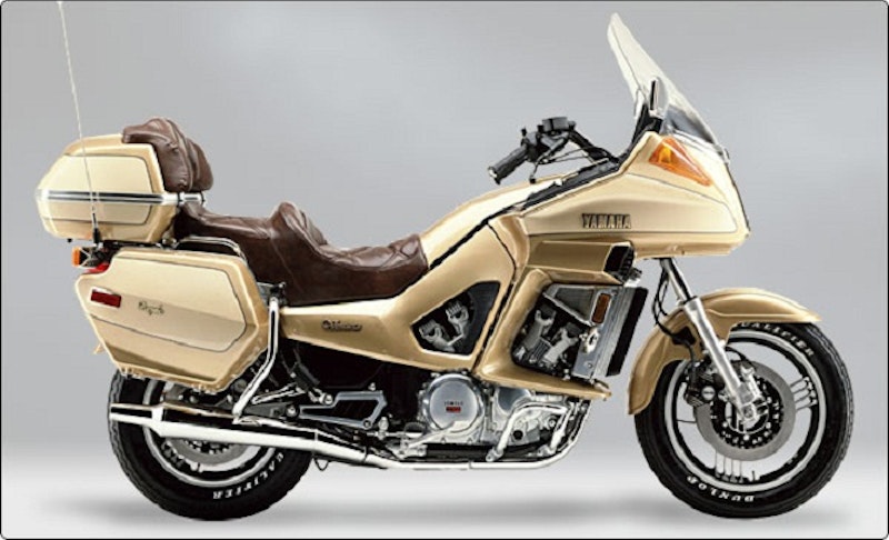 Very rare in the UK, this is the detuned VMax-powered Yamaha Venture Royale