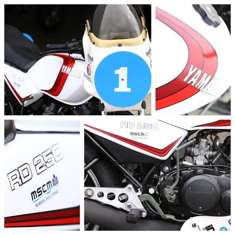 The first RD250LC ProAm Revival bike in all its shiny goodness.