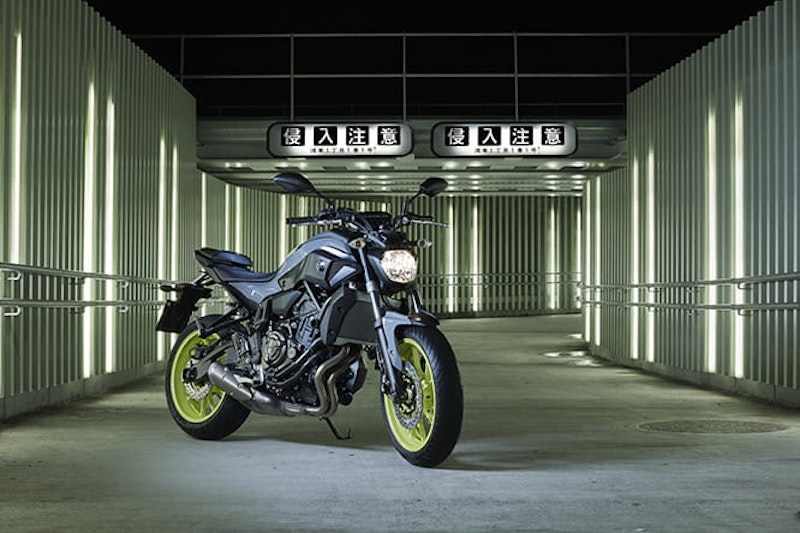 Hyper-popular 689cc MT-07 from Yamaha